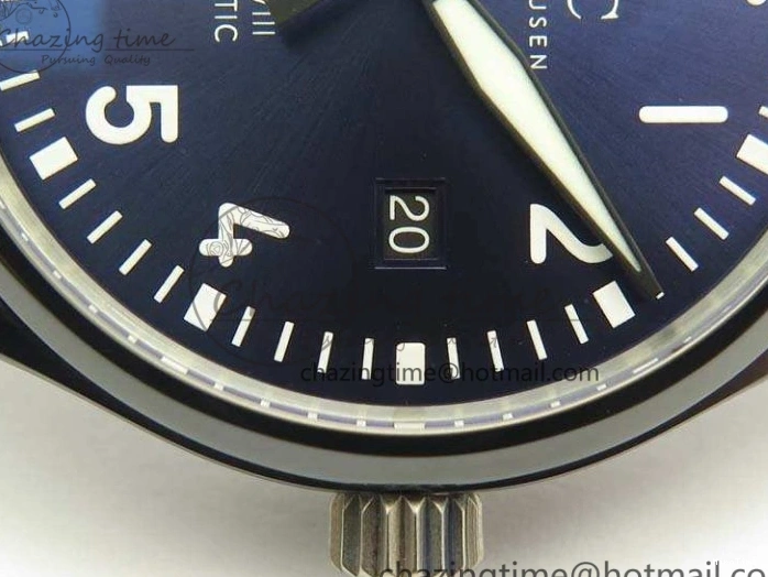 MIROTIME 0409 HighQuality Mark XVIII LAUREUS IW324703 Black Ceramic MKF Best Edition On Black Nylon Strap A 7218